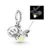 Charm Bead Charms Copper Authentic Sparkling Luminous Firefly Pendant Compatible With Womens Bracelets Necklaces Diy Bead Making Jewellery Gift