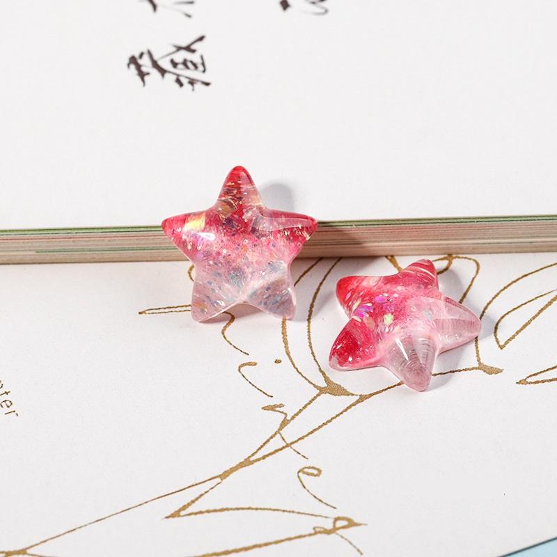 

Товары для вечеринок, звезды, бусины, мобильный телефон, коробка для хранения мультфильмов, украшение, сделай сам, крем-гель, оболочка, патч, имитация градиента, 10 шт., патч розы красного