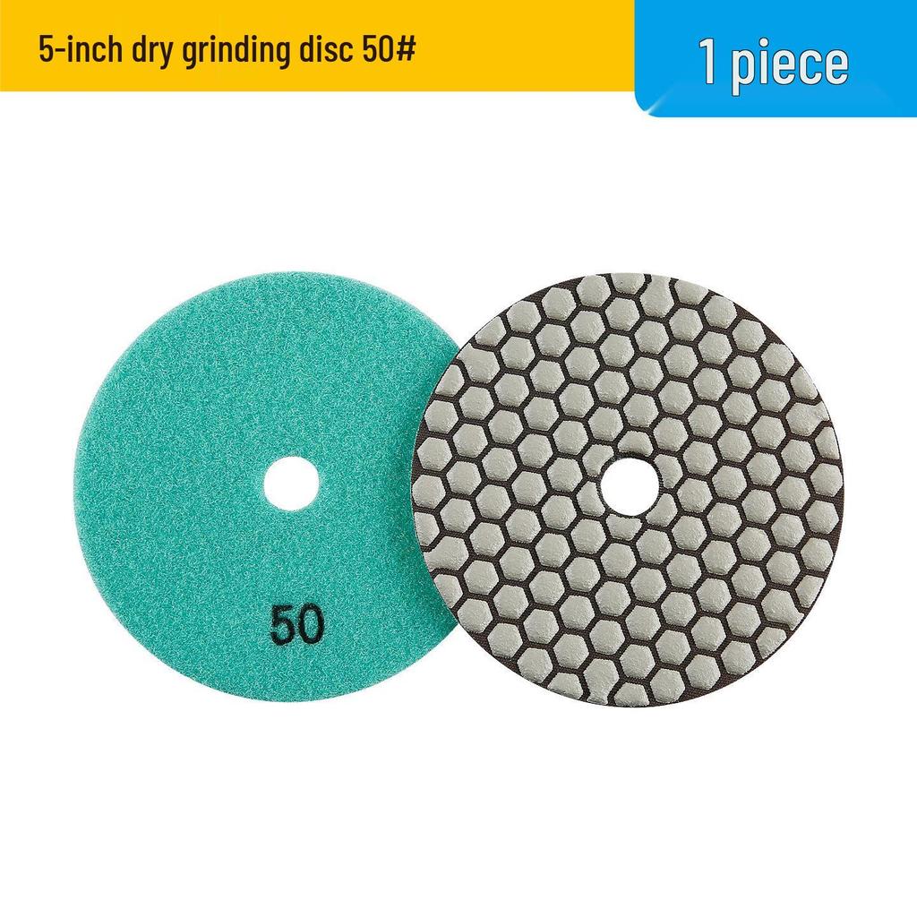 5-6 Inch Diamond Dry Polishing Disc for Marble, Granite, and Rock Slabs.