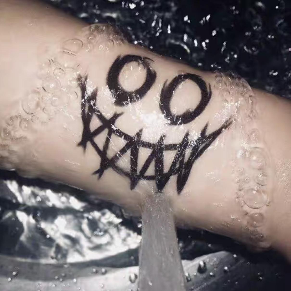 

Японские наклейки-татуировки в стиле аниме «Лолита» — красивый водостойкий цветочный дизайн для долговечной носки для обоих полов 19x12cm