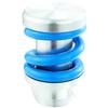 Lunsom Shift Knob Spring Metal Shift Knob for Heavy Weight Auto and Manual Car (Blue & Silver)