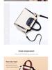 New Fashion 2025 Women's Color Block Handbag – Large Capacity, High Elasticity, Foldable Shoulder Crossbody Bag