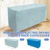 Uppvärmd klädtork Torkskydd Polyester Torkställ Dammskydd Vikbart Klädställ Skyddande överdrag Heminredning