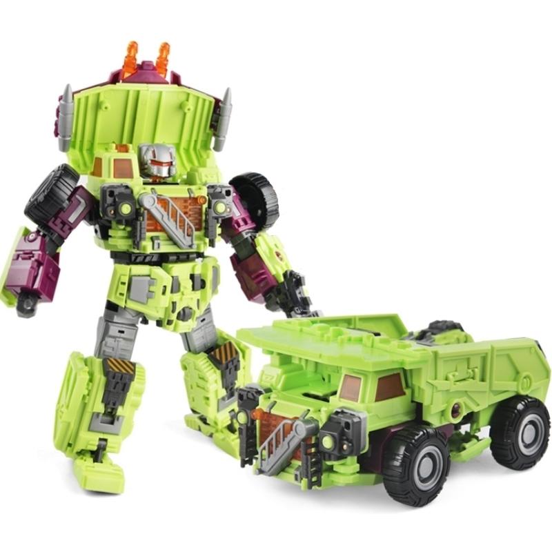 NBK 6 In 1 New Transformation Toys Movie Anime Devastator Action Figure KO G1 Robot Car Engineering Vehicle Model Boy Kids Gift