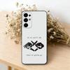 The W-weeknd D-design Phone Case Black Silicone Soft For Samsung S25,S24,S21,S22,S23,S30,Ultra,S20,Plus,Fe,Lite