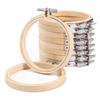 Bamboo Embroidery Hoop for Cross-Stitch and DIY Crafting