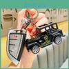 Stylish Jeep Police Car Keychain Zinc Alloy Creative Miniature Model Pendant