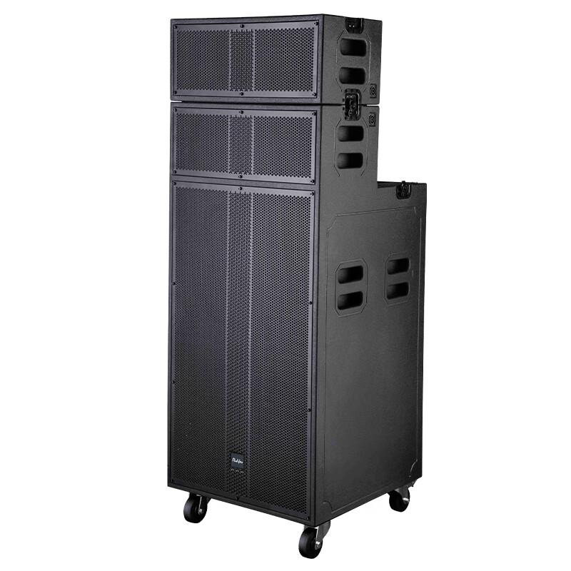 Runpu Professional Dual 15-inch 3-Way Outdoor Trolley Speaker (CN version)