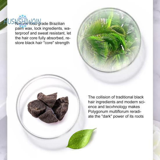 Cover Gray Hair with 20g Hair Color Stick - Washable, Natural Effect, Long Lasting, Disposable Plant Hair Dye Touch-Up Pen - Home Supply