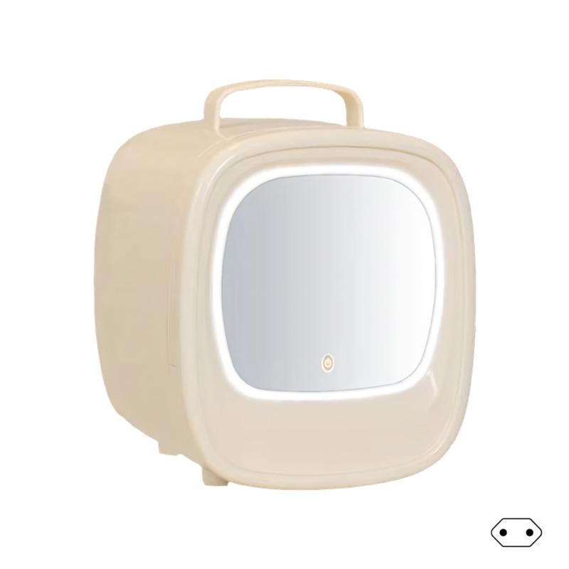 

Tiny Refrigerator For Cosmetics 6L Space Heating And Cooling Feature Lightweight ABS Design