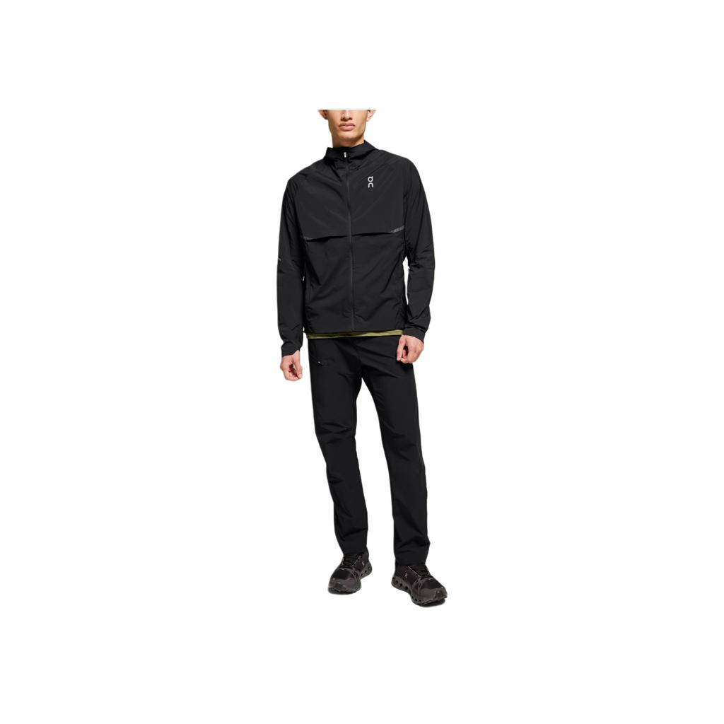 On Core Jacket Solid Color Hooded Fashi Versatile Lg Sleeve Jacket Men jackets Black 1ME10330553