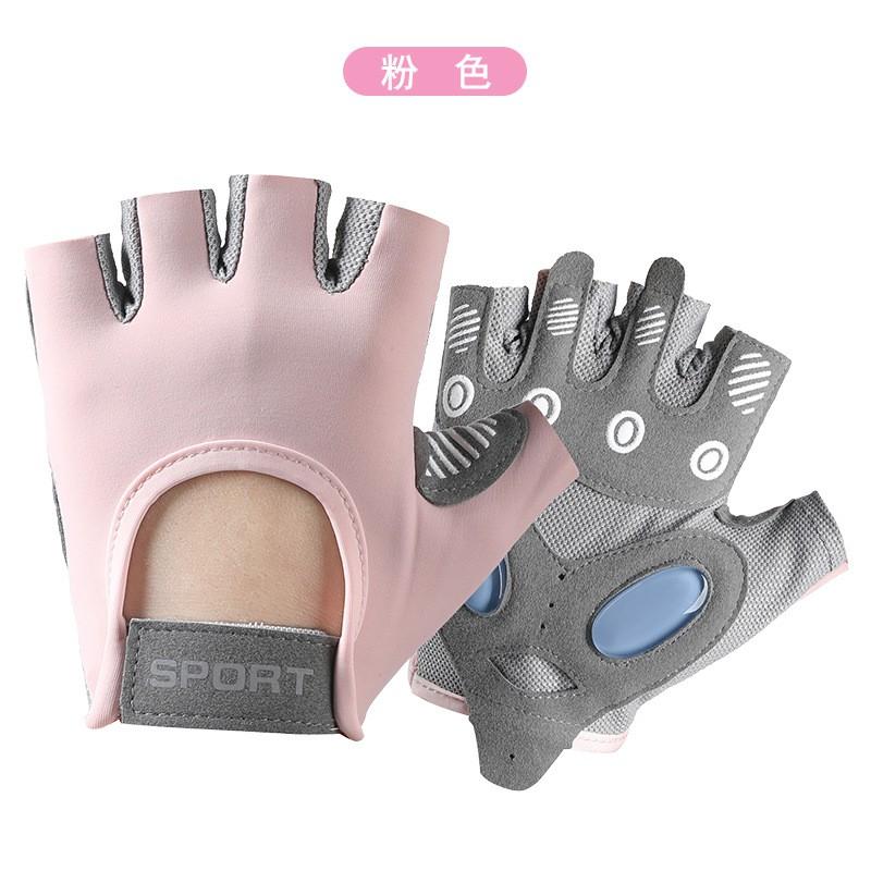 Womens Half-Finger Gym Cycling Yoga Hiking Gloves Anti-Slip Workout Outdoor Fitness Accessories
