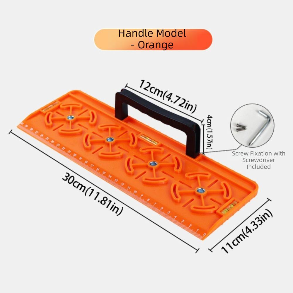 With 30 Cm Ruler Drilling Template For Sockets Drilling Positioning Plate Installation