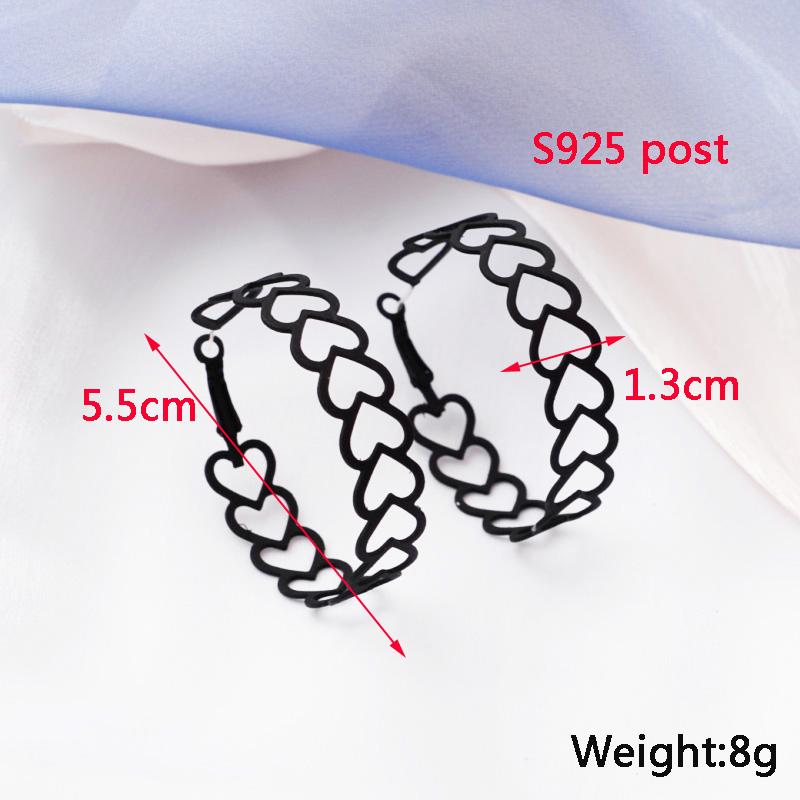Black Hanging Long Earrings for Women Triangle Square Statement Drop Earrings 2025 boucle oreille femme Fashion Jewelry