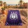 Anderlecht FC Druck Mikrofaser Strandtuch Schnelltrocknend Saugfähig Großes Handtuch für Strand Schwimmen Reisen