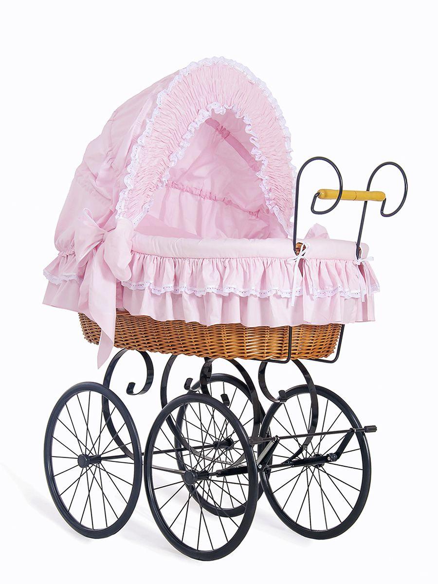Retro Victoria Moses Basket - Natural