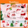 Charmante Kerstboom Kerstman Sneeuwpop Ornamenten Heerlijke Miniatuur Tuindecoratie Voor Alle Gelegenheden