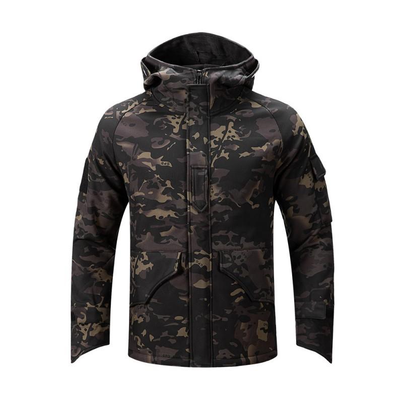 Camouflage Cotton Clothing Outdoor Warmth G8 Water-proof Shark Skin Soft Shell Assault Suit Fleece Cold-proof Coat Military Uniform M