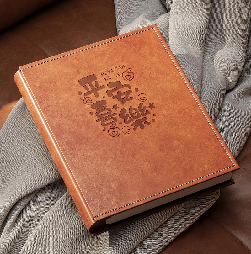 6-Inch Vertical Leather Photo Album: Large Capacity Family & Baby Keepsake Book for Mobile Phone Photos