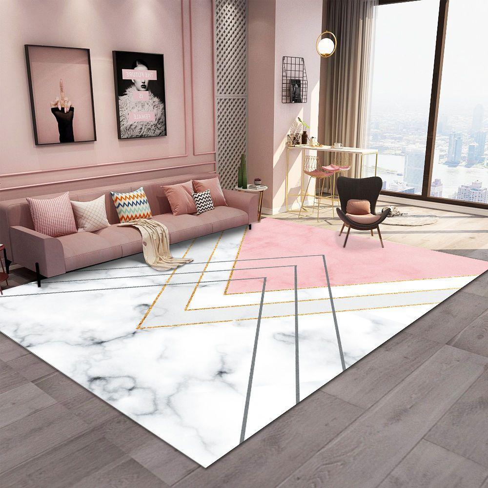 Living Room Carpet Dirt Resistant Easy To Maintain Sofa Coffee Table Non Slip Bedroom Bedside Carpet