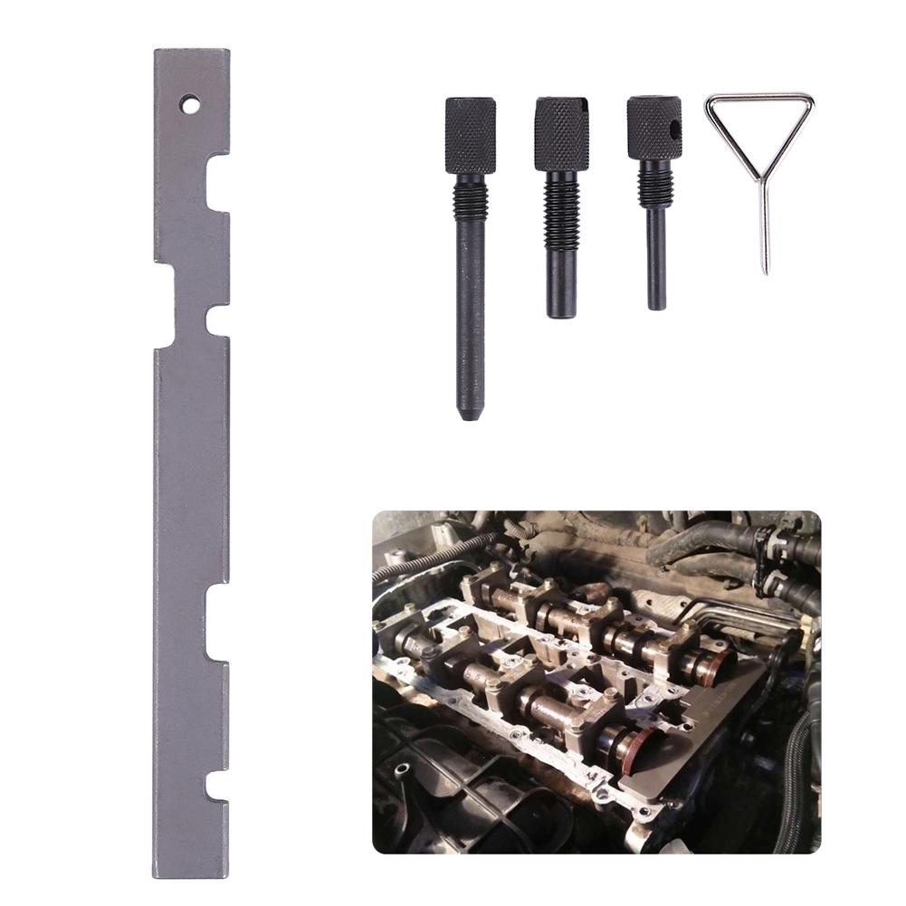 5Pcs Car Engine Camshaft Timing Locking Set Alloy Steel Auto Engine Camshaft Timing Tool for Ford Fiesta 95-12 for Mazda 3 BK BL