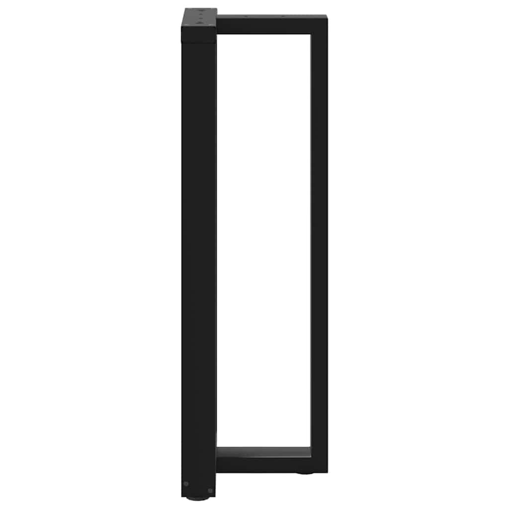 Vidaxl Nogi Do Stołu Barowego, 2 Szt., Czarne, 40X35X(110-111)Cm, Stal