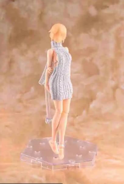 

OBEST HASUKI 1/12 Scale Body Clothes, Knit Dress, Sweater, Open Back, Cute, SD0602/SD0611 (Gray)