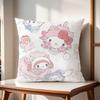 Cute S-Sanrio Friends Cushion Cover For Pillow Printing Sofa Decoration Home Car Room Coffee Shop Office Nordic Simplicity