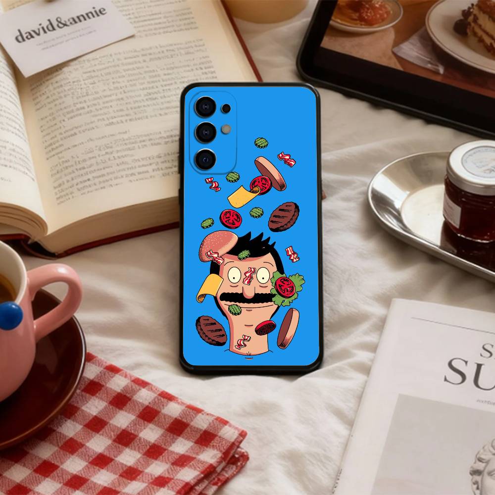 Funny Family Bob's Burgers Phone Case For Samsung S 25,24,23,22,30,21,10,9,Ultra,Plus,Lite,FE,4,5 G Soft Black Case