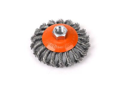 Wire Cup Brush with Nut - Twisted Wire M14/100 Mm / Teger