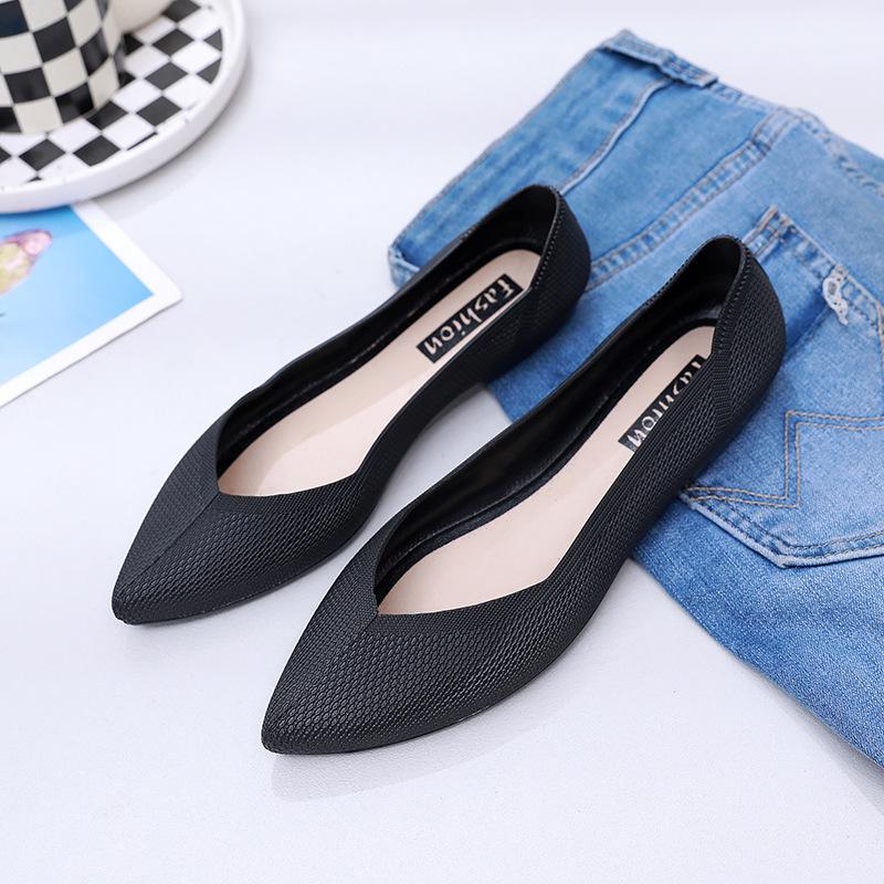 Damen spitze geschlossene Sandalen - Ganzjahres-Freizeit-Flats