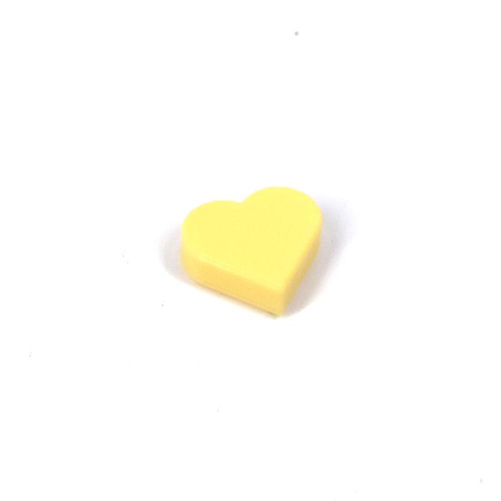 Small Particle Building Block Plane 1 × 1 Heart-shaped Building Block Accessories Love Peach Light Panel Scene
