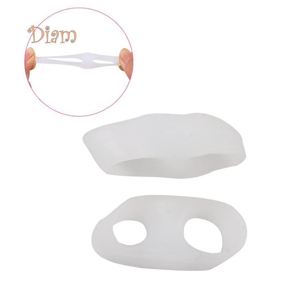 Plar Bear 1 paire de séparateurs d'orteils en gel de silicone pour hallux valgus et oignon