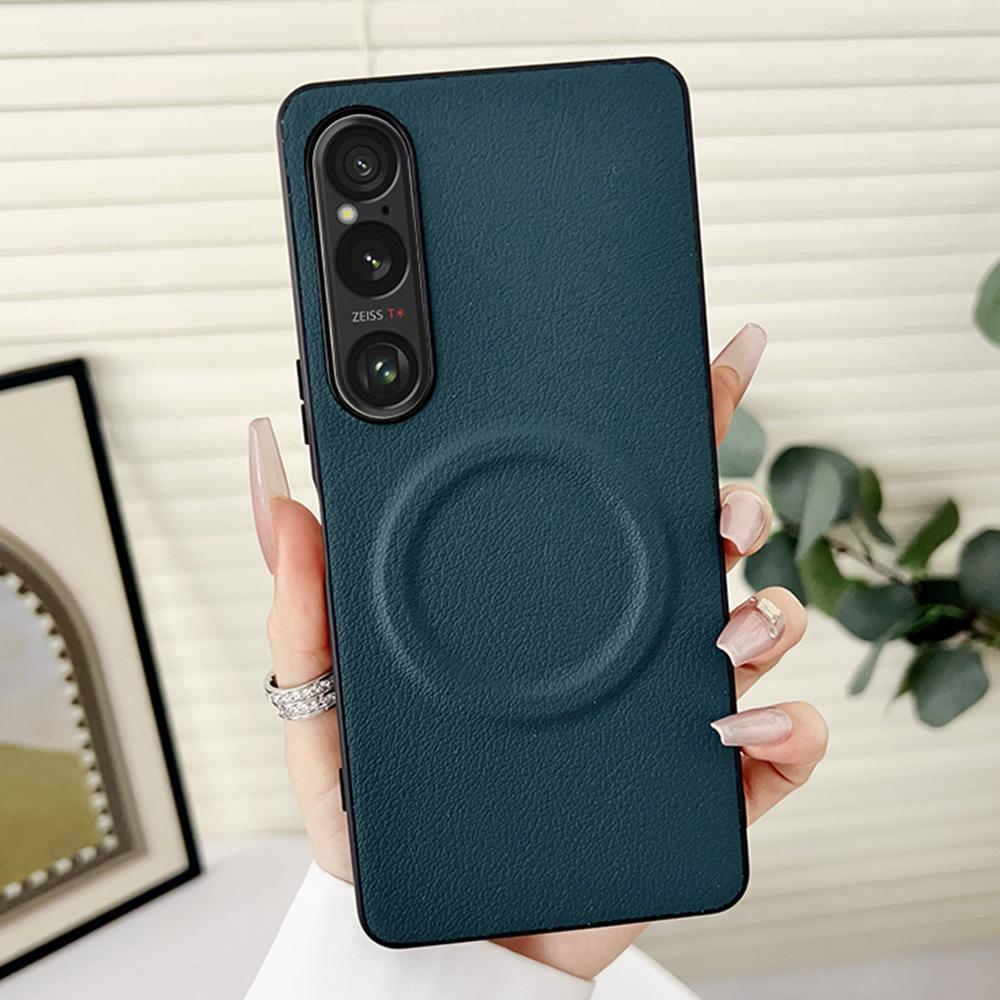 Pro pouzdro Sony Xperia 1 VI kompatibilní s MagSafe PU+TPU zadní kryt telefonu