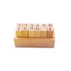 12pcs/set Cartoon Wooden Stamps, Cute Rubber Seal Party Invitations, Envelopes, Gift Wrapping Scrapbook, Decorative Retro Stamp