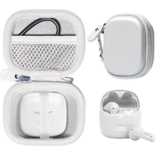 Case for JBL Tune Flex True Wireless Noise Cancelling Earbuds (Black)