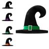Velvet Witch Hat Red Witch Costume Accessory For Halloween Party