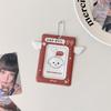 Cute Small Wings Card Holder Photocard Holder Idol Photo Display Protect Storage Card Keychain Bag Pendant Keyring Birthday Gift
