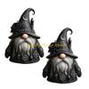 F26C Resin Gnomes Statue Sculptures Ornament for Home Garden Yard Decorations Collectibles Gift Gothic Witch Gnomes Figurines