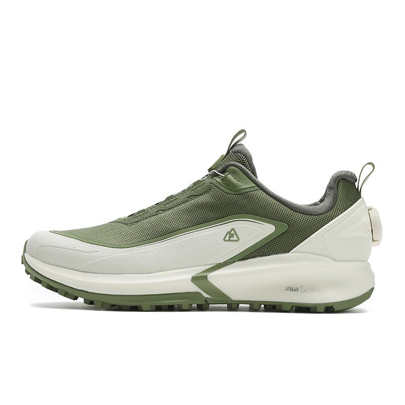 Fila Boa Lynx 3 Comfortable Versatile Durable Lightweight Low-Top Running Shoes Men Sneaker Green A12M511203FIT