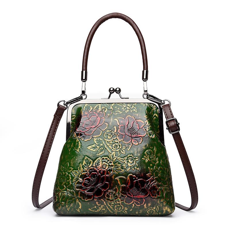 Niszbowa Torebka Ręczna w Stylu Retro i Casual, w Kontrastowych Kolorach, Jednoramienna Torebka Crossbody