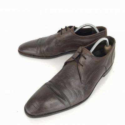 Van Bommel Niederlande Leder Captoe 29.0 Dunkelbraun Goodyear Welt Businessschuhe(GEBRAUCHT)
