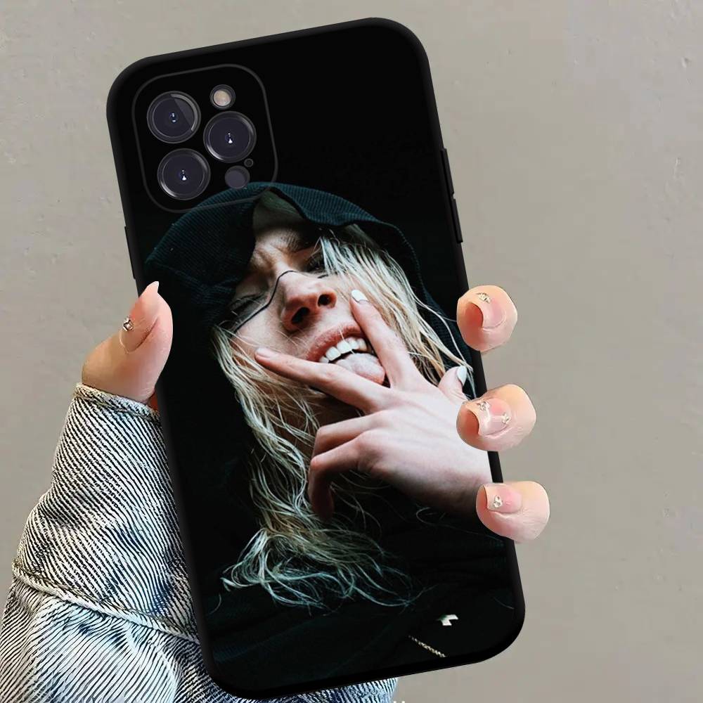 Singer 2hollis Albums Phone Case Black Soft Silicone TPU Phone Case For IPhone 11 12 13 14 15 16 17 Pro Plus Mini Max