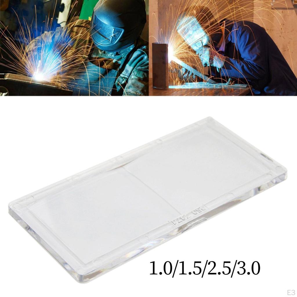 Clear Weld Magnify Lens, 10.8Cmx5cm for TIG/Mig Welding Accessories Most Helmets