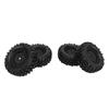 4PCS RC Wheel Tires Rubber Tyre Replacement for Climbing Vehicle Off Road Car 96MM Diameter