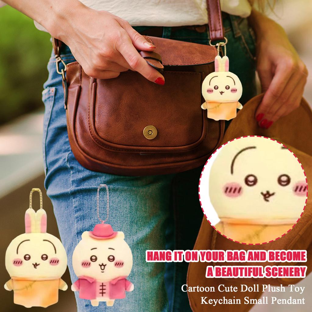 Dibujos Animados Lindo Muñeco Peluche Juguete Llavero Colgante Pequeño