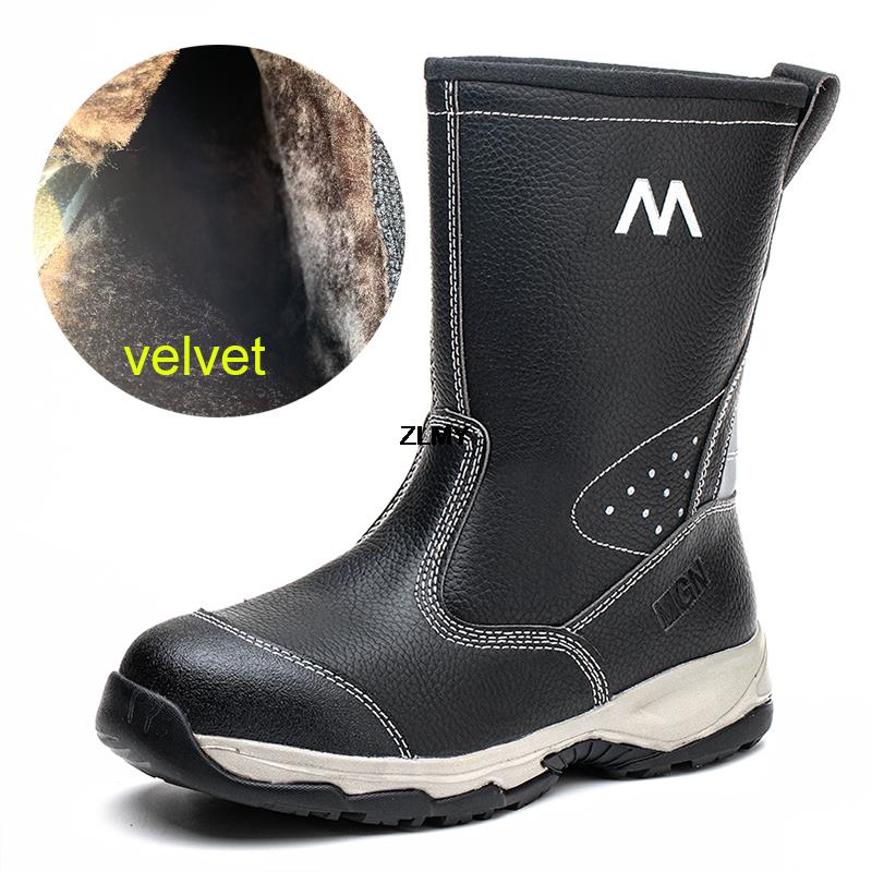 High Top Safety Shoes Men Waterproof