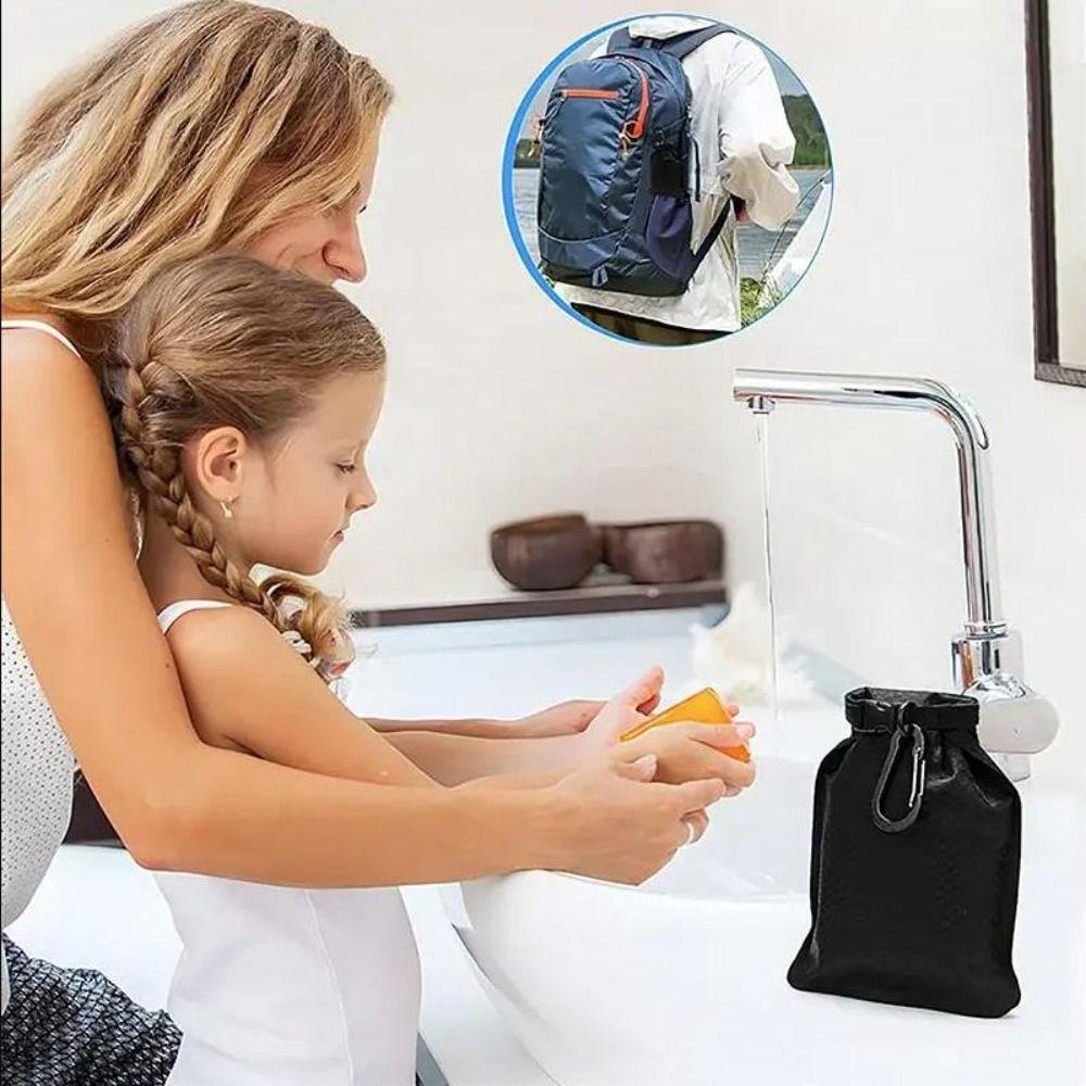 Foldable Sealed Soap Holder Leak-Proof Travel Soap Bar Bag Multi-Functional Soap Bar Case Camping