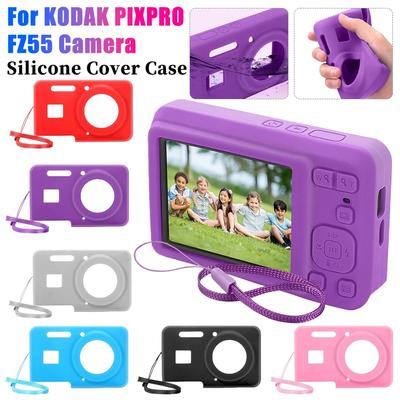Pour Appareil Photo Numérique KODAK PIXPRO FZ55 Housse Anti-Rayures Légère Housse d'Appareil Photo Couleur Unie Voyage en Extérieur Étui de Protection pour Appareil Photo