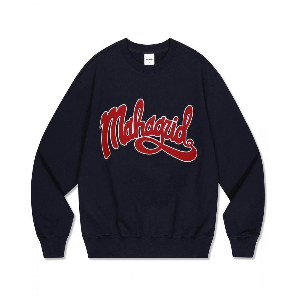 

MAHAGRID CURVED LOGO SWEATSHIRT NAVYMG2DSMM440A